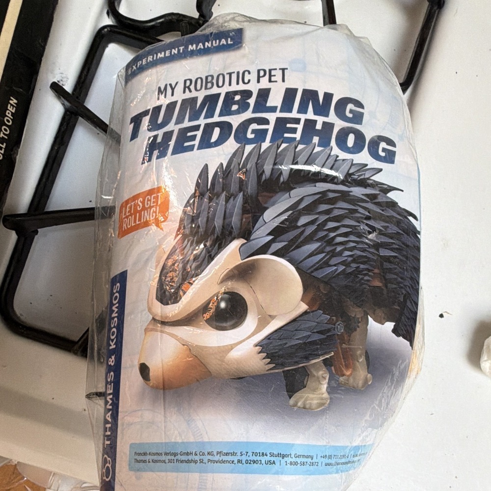 Thames & Kosmos My Robotic Pet Tumbling Hedgehog STEM Experiment Kit Manual